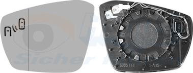 Van Wezel 5710835 - Vetro specchio, Specchio esterno www.autoricambi360.it