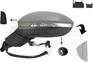 Van Wezel 5711817 - Specchio retrovisore esterno www.autoricambi360.it