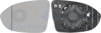 Van Wezel 5711837 - Vetro specchio, Specchio esterno www.autoricambi360.it