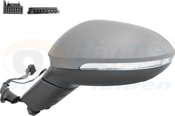 Van Wezel 5713807 - Specchio retrovisore esterno www.autoricambi360.it