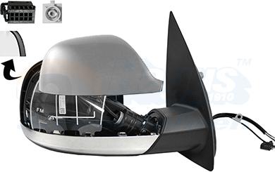 Van Wezel 5789828 - Specchio retrovisore esterno www.autoricambi360.it