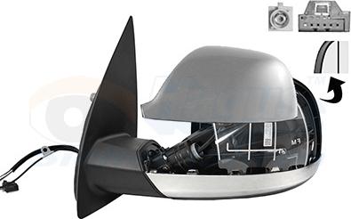 Van Wezel 5786807 - Specchio retrovisore esterno www.autoricambi360.it