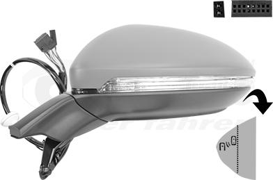 Van Wezel 5775815 - Specchio retrovisore esterno www.autoricambi360.it