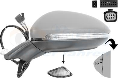 Van Wezel 5775827 - Specchio retrovisore esterno www.autoricambi360.it