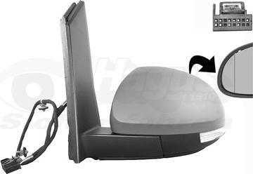 Van Wezel 5776807 - Specchio retrovisore esterno www.autoricambi360.it
