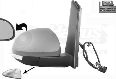 Van Wezel 5776828 - Specchio retrovisore esterno www.autoricambi360.it