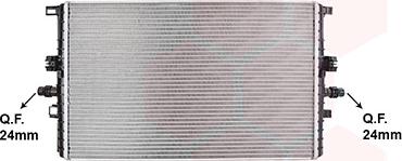 Van Wezel 69012704 - Radiatore, Raffreddamento motore www.autoricambi360.it