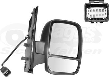 Van Wezel 0943818 - Specchio retrovisore esterno www.autoricambi360.it