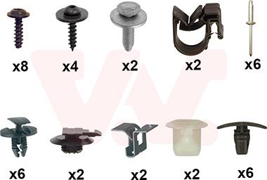 Van Wezel 0952794 - Kit montaggio, Paraurti www.autoricambi360.it