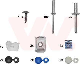 Van Wezel 0969794 - Kit montaggio, Paraurti www.autoricambi360.it
