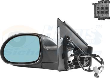 Van Wezel 0961809 - Specchio retrovisore esterno www.autoricambi360.it