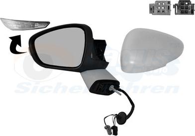 Van Wezel 0968807 - Specchio retrovisore esterno www.autoricambi360.it