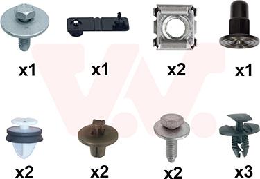Van Wezel 0963796 - Kit montaggio, Parafango www.autoricambi360.it