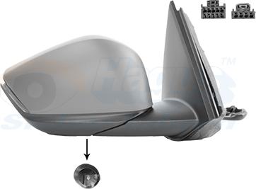 Van Wezel 0989818 - Specchio retrovisore esterno www.autoricambi360.it