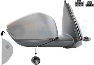 Van Wezel 0989828 - Specchio retrovisore esterno www.autoricambi360.it