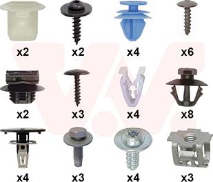 Van Wezel 0989794 - Kit montaggio, Paraurti www.autoricambi360.it