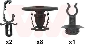 Van Wezel 0989797 - Kit montaggio, Cofano motore www.autoricambi360.it