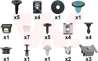 Van Wezel 0982796 - Kit montaggio, Parafango www.autoricambi360.it