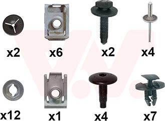 Van Wezel 0975793 - Kit montaggio, Paraurti www.autoricambi360.it
