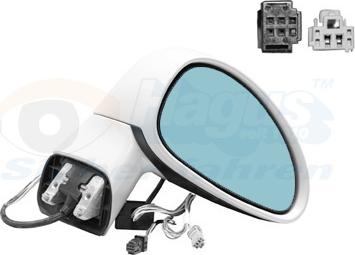 Van Wezel 0970808 - Specchio retrovisore esterno www.autoricambi360.it
