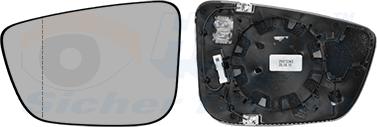 Van Wezel 0550865U - Vetro specchio, Specchio esterno www.autoricambi360.it