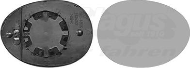 Van Wezel 0518838 - Vetro specchio, Specchio esterno www.autoricambi360.it