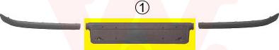 Van Wezel 0646580 - Supporto targa www.autoricambi360.it