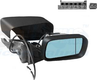 Van Wezel 0646810 - Specchio retrovisore esterno www.autoricambi360.it