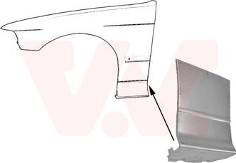 Van Wezel 0640155 - Parafango www.autoricambi360.it