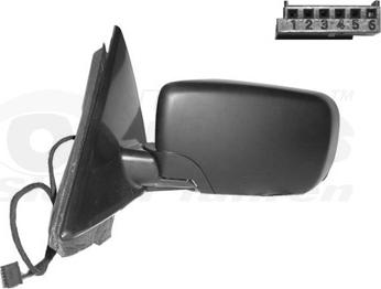 Van Wezel 0648807 - Specchio retrovisore esterno www.autoricambi360.it