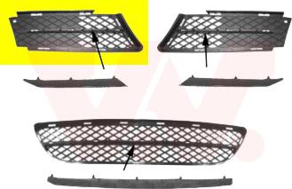 Van Wezel 0657594 - Griglia di ventilazione, Paraurti www.autoricambi360.it