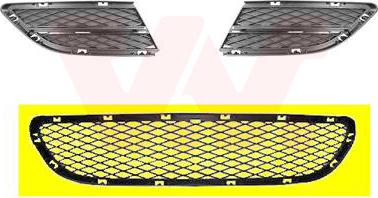 Van Wezel 0667590 - Griglia di ventilazione, Paraurti www.autoricambi360.it