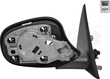 Van Wezel 0667858U - Specchio retrovisore esterno www.autoricambi360.it
