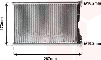 Van Wezel 06006342 - Scambiatore calore, Riscaldamento abitacolo www.autoricambi360.it
