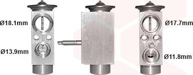 Van Wezel 06001238 - Valvola ad espansione, Climatizzatore www.autoricambi360.it