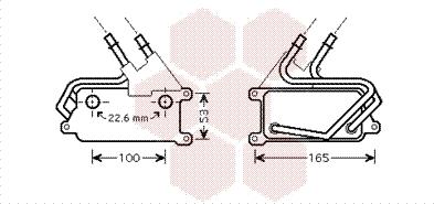 Van Wezel 06003315 - Radiatore olio, Cambio automatico www.autoricambi360.it