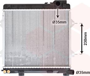 Van Wezel 06002075 - Radiatore, Raffreddamento motore www.autoricambi360.it