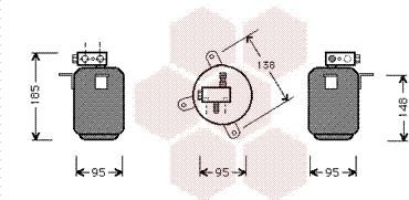 Van Wezel 0600D001 - Essiccatore, Climatizzatore www.autoricambi360.it