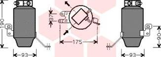 Van Wezel 0600D299 - Essiccatore, Climatizzatore www.autoricambi360.it