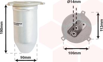 Van Wezel 0600D221 - Essiccatore, Climatizzatore www.autoricambi360.it