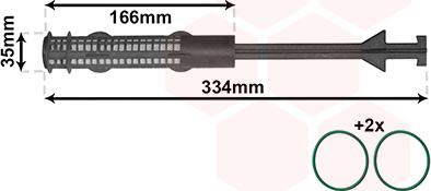 Van Wezel 0600D279 - Essiccatore, Climatizzatore www.autoricambi360.it