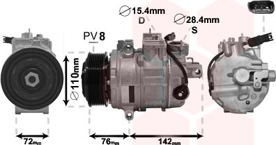 Van Wezel 0600K486 - Compressore, Climatizzatore www.autoricambi360.it
