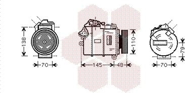 Van Wezel 0600K317 - Compressore, Climatizzatore www.autoricambi360.it