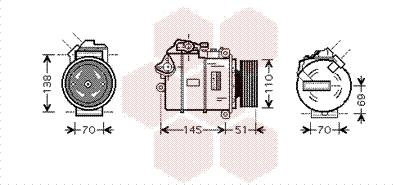Van Wezel 0600K384 - Compressore, Climatizzatore www.autoricambi360.it