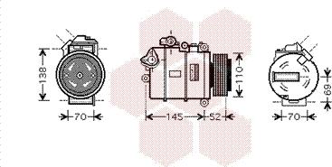 Van Wezel 0600K336 - Compressore, Climatizzatore www.autoricambi360.it