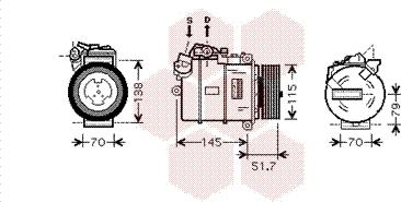 Van Wezel 0600K329 - Compressore, Climatizzatore www.autoricambi360.it