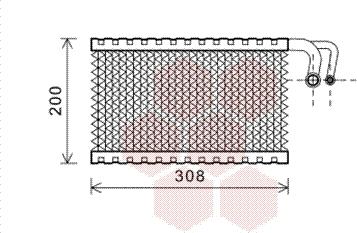 Van Wezel 0600V399 - Evaporatore, Climatizzatore www.autoricambi360.it