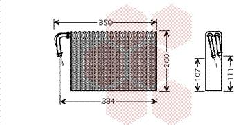 Van Wezel 0600V305 - Evaporatore, Climatizzatore www.autoricambi360.it