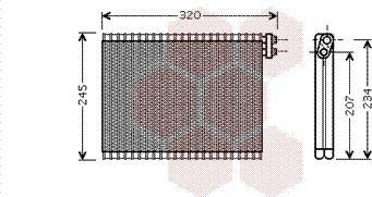 Van Wezel 0600V339 - Evaporatore, Climatizzatore www.autoricambi360.it