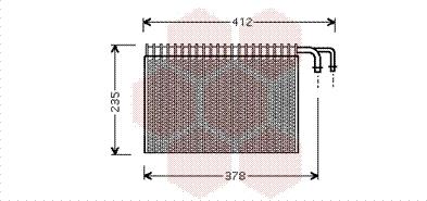 Van Wezel 0600V268 - Evaporatore, Climatizzatore www.autoricambi360.it